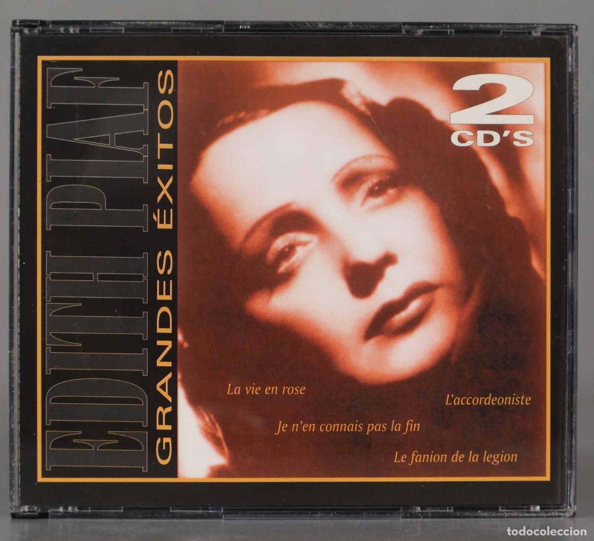 CDs de m&uacute;sica: CD. GRANDES EXITOS. EDITH PIAF - Foto 1
