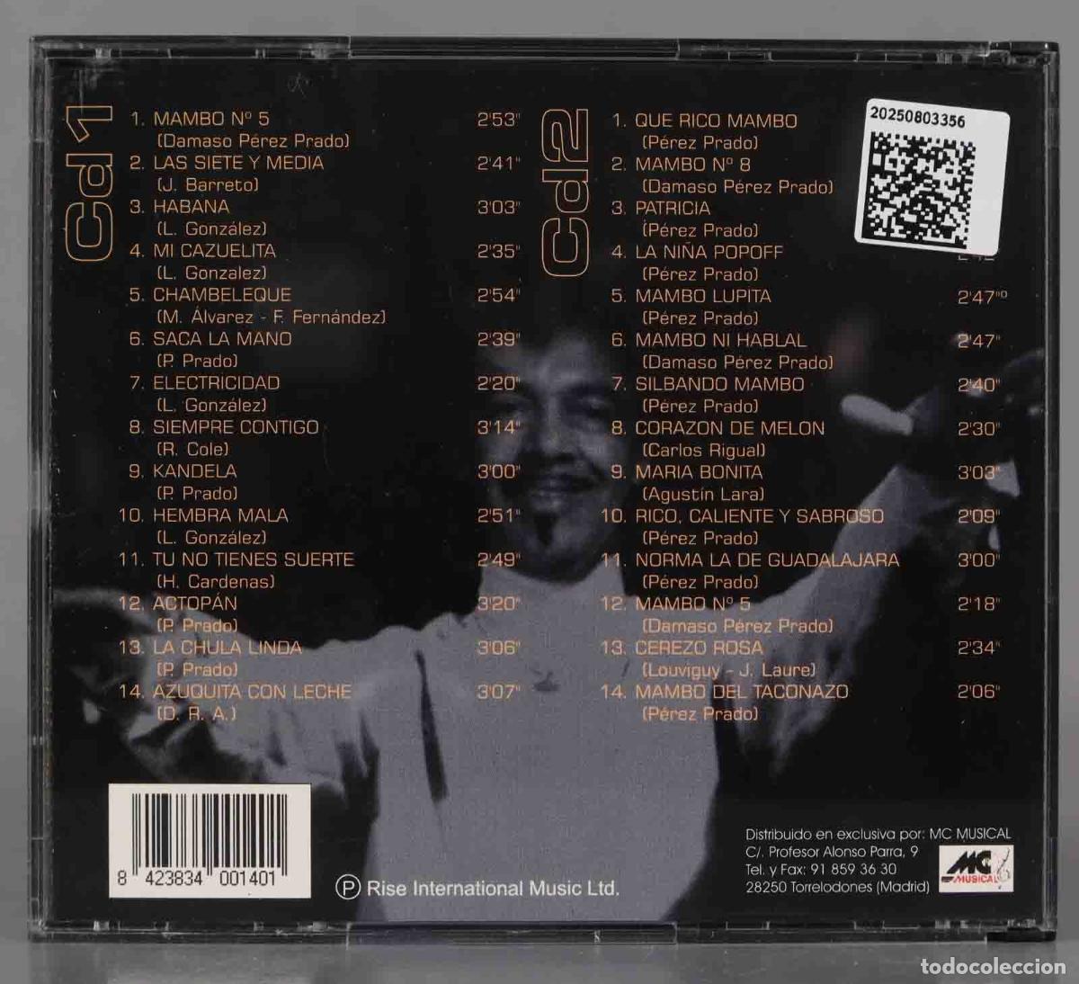 CDs de m&uacute;sica: CD. PEREZ PRADO. QUE RICO MAMBO - Foto 2