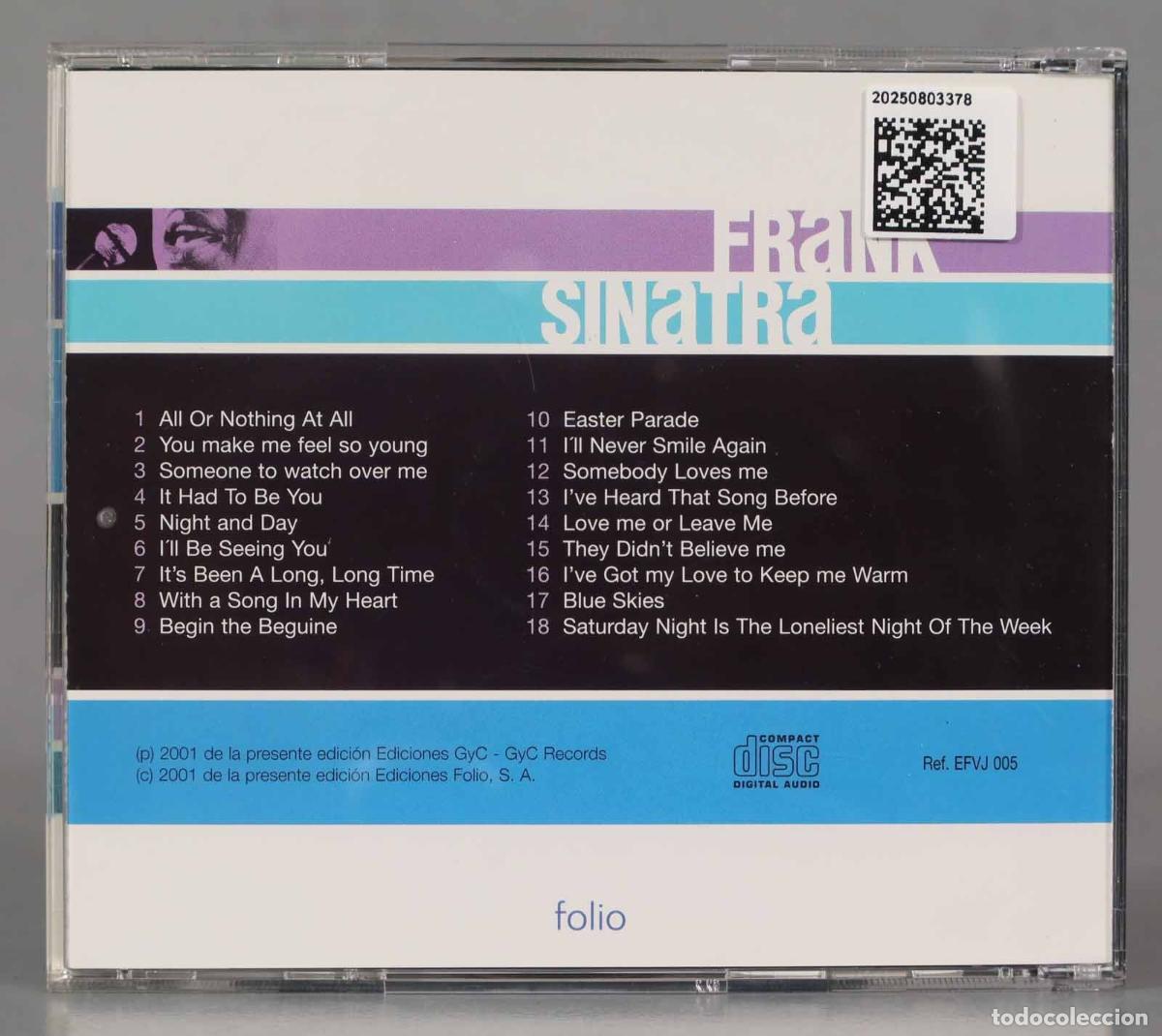 CDs de m&uacute;sica: CD. Frank Sinatra &ndash; Vocal Jazz - Foto 2