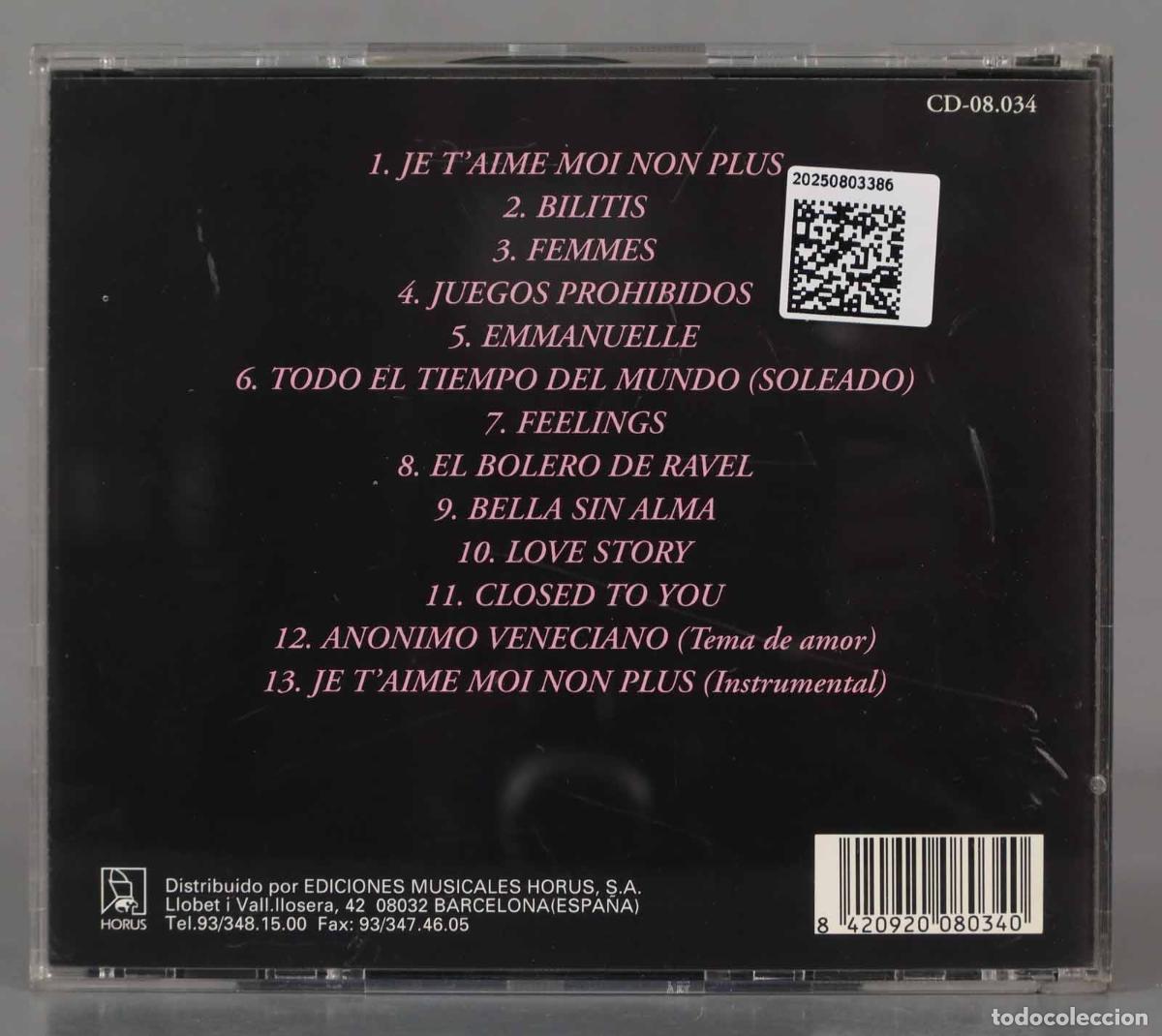 CDs de m&uacute;sica: CD. Various &ndash; Sue&ntilde;os Er&oacute;ticos - Foto 2