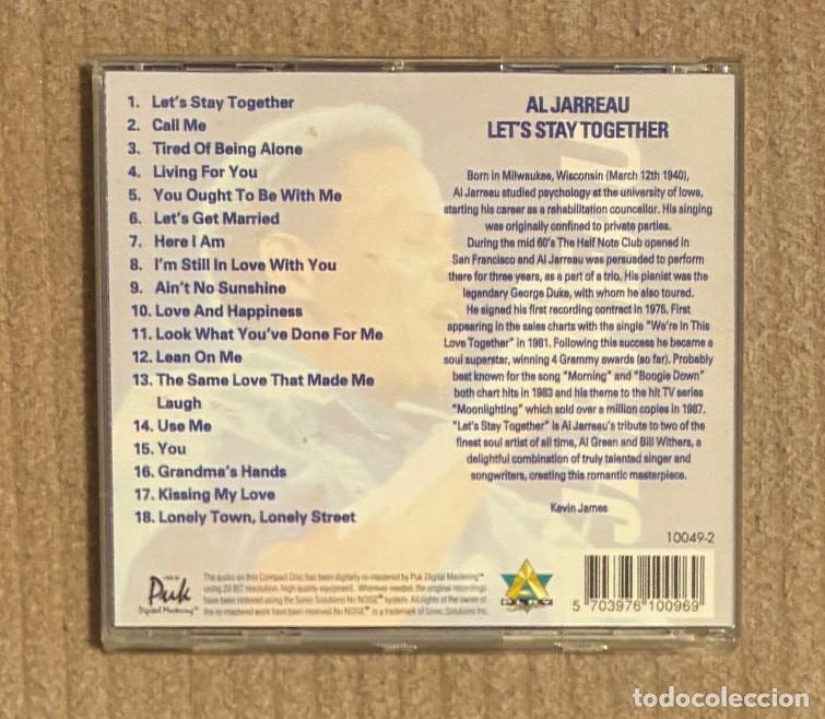 CDs de m&uacute;sica: Al Jarreau. Lets Stay Together (0807CD) - Foto 2