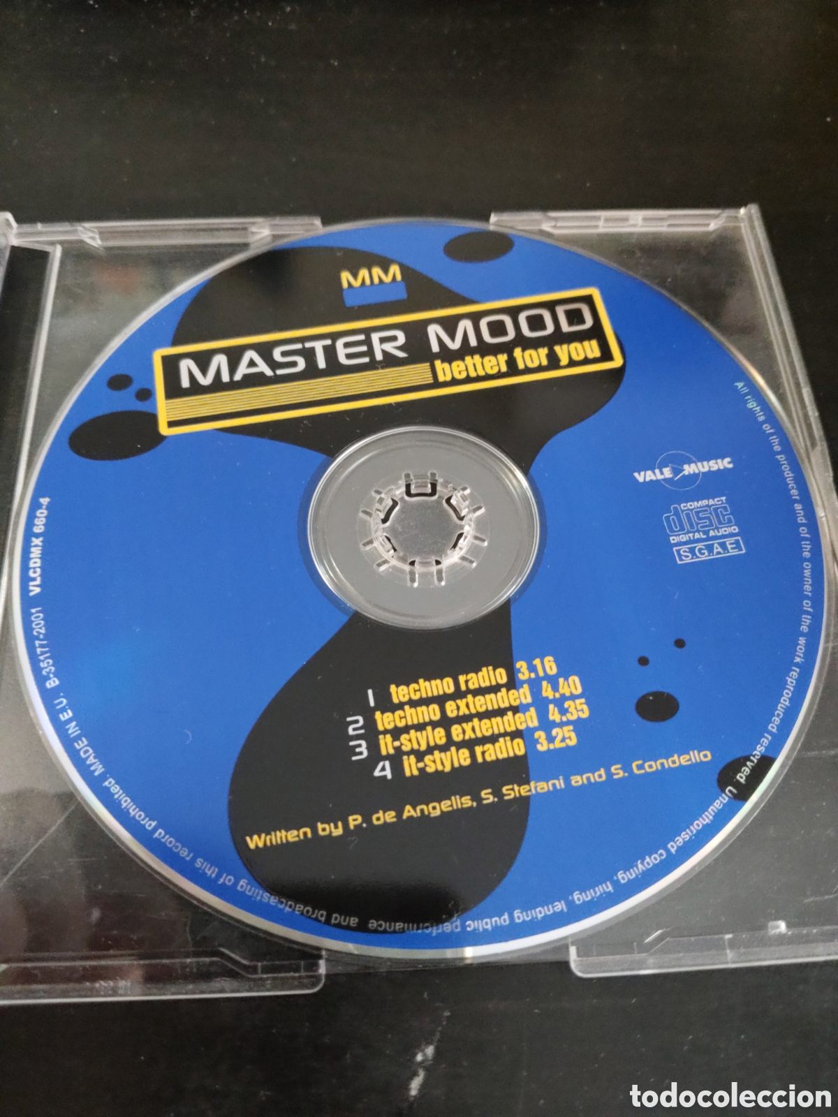 CDs de m&uacute;sica: Master Mood&nbsp;&ndash;&nbsp;Better For You. Cd maxi single 2001 Espa&ntilde;a - Foto 2