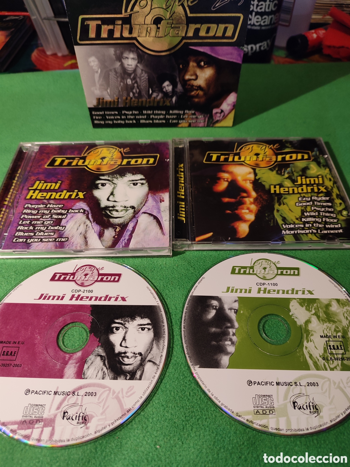 CDs de m&uacute;sica: Jimi Hendrix - Los que triunfaron 2 CDs - Foto 2