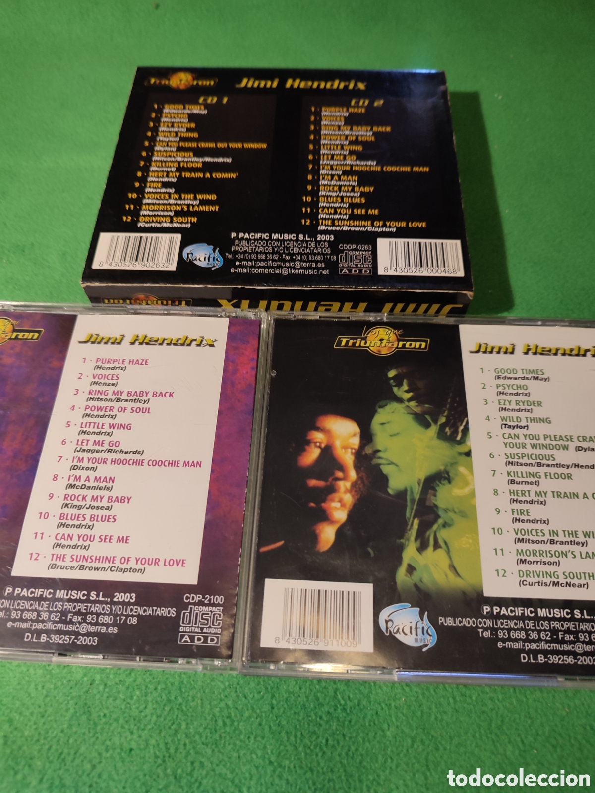 CDs de m&uacute;sica: Jimi Hendrix - Los que triunfaron 2 CDs - Foto 3