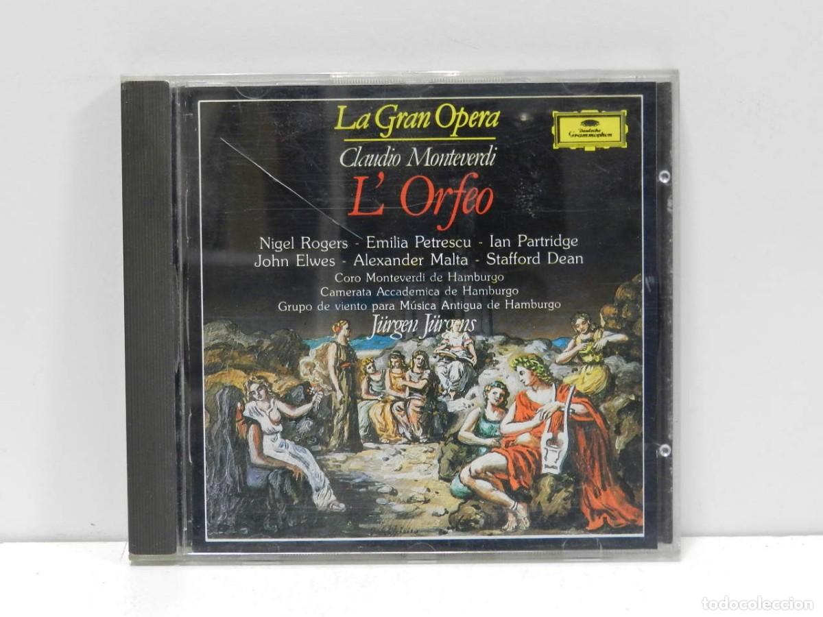 CDs de m&uacute;sica: DISCO CD. Monteverdi &ndash; LOrfeo - La Gran &Oacute;pera. COMPACT DISC. - Foto 1
