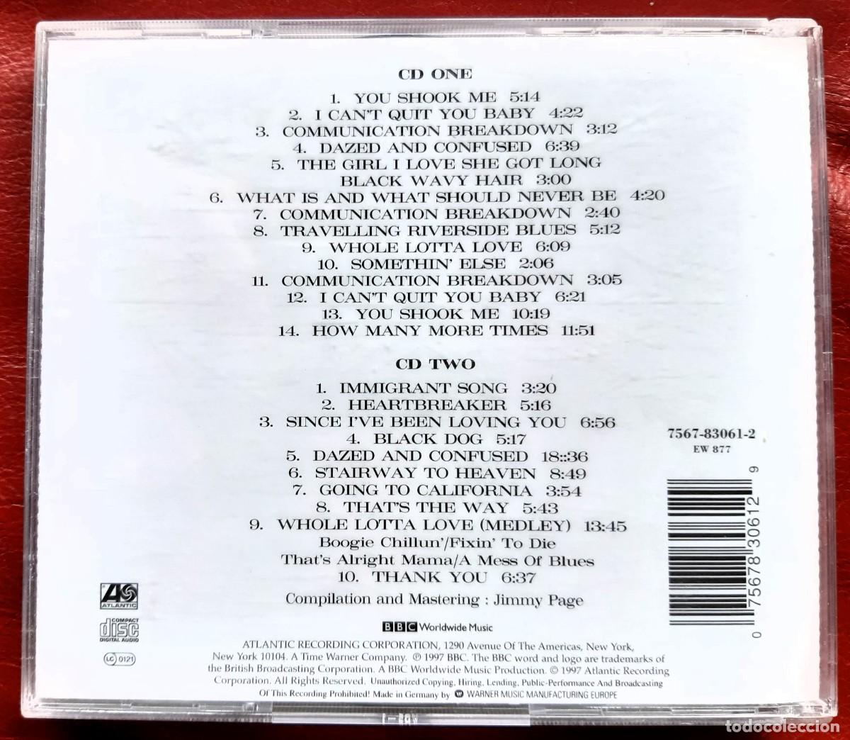 CDs de m&uacute;sica: LED ZEPPELIN - BBC SESSIONS 2xCD - Foto 2