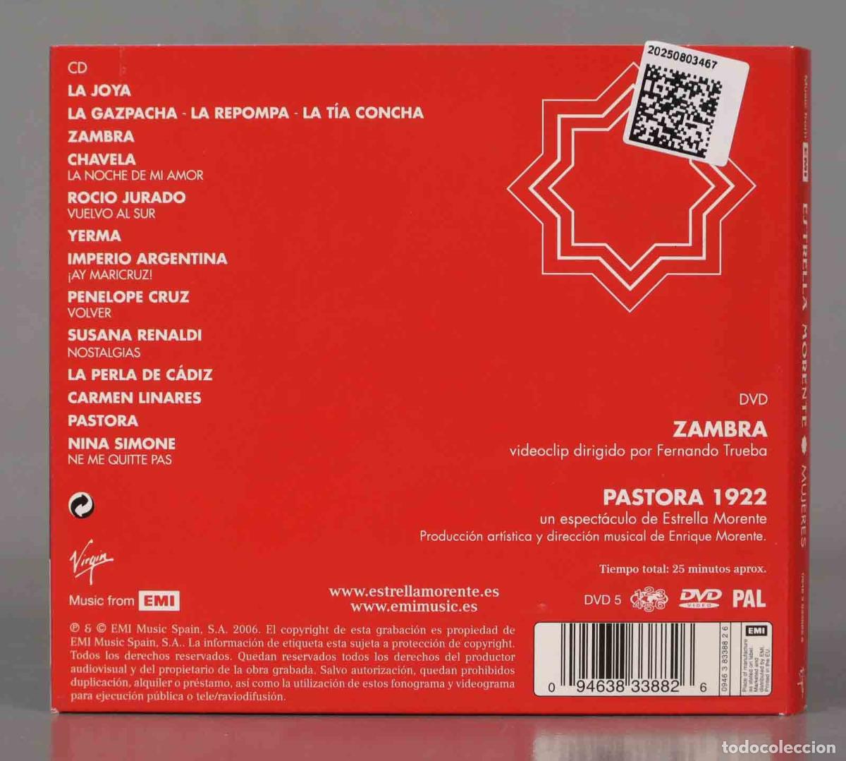 CDs de m&uacute;sica: CD. Estrella Morente &ndash; Mujeres - Foto 2