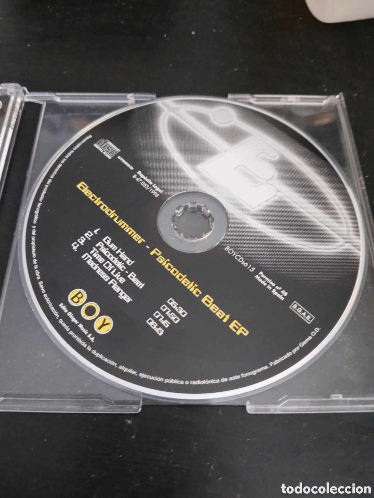 CDs de m&uacute;sica: Electrodrummer&nbsp;&ndash;&nbsp;Psicodelic-Beat E.P. Cd EP 1998 Espa&ntilde;a - Foto 2