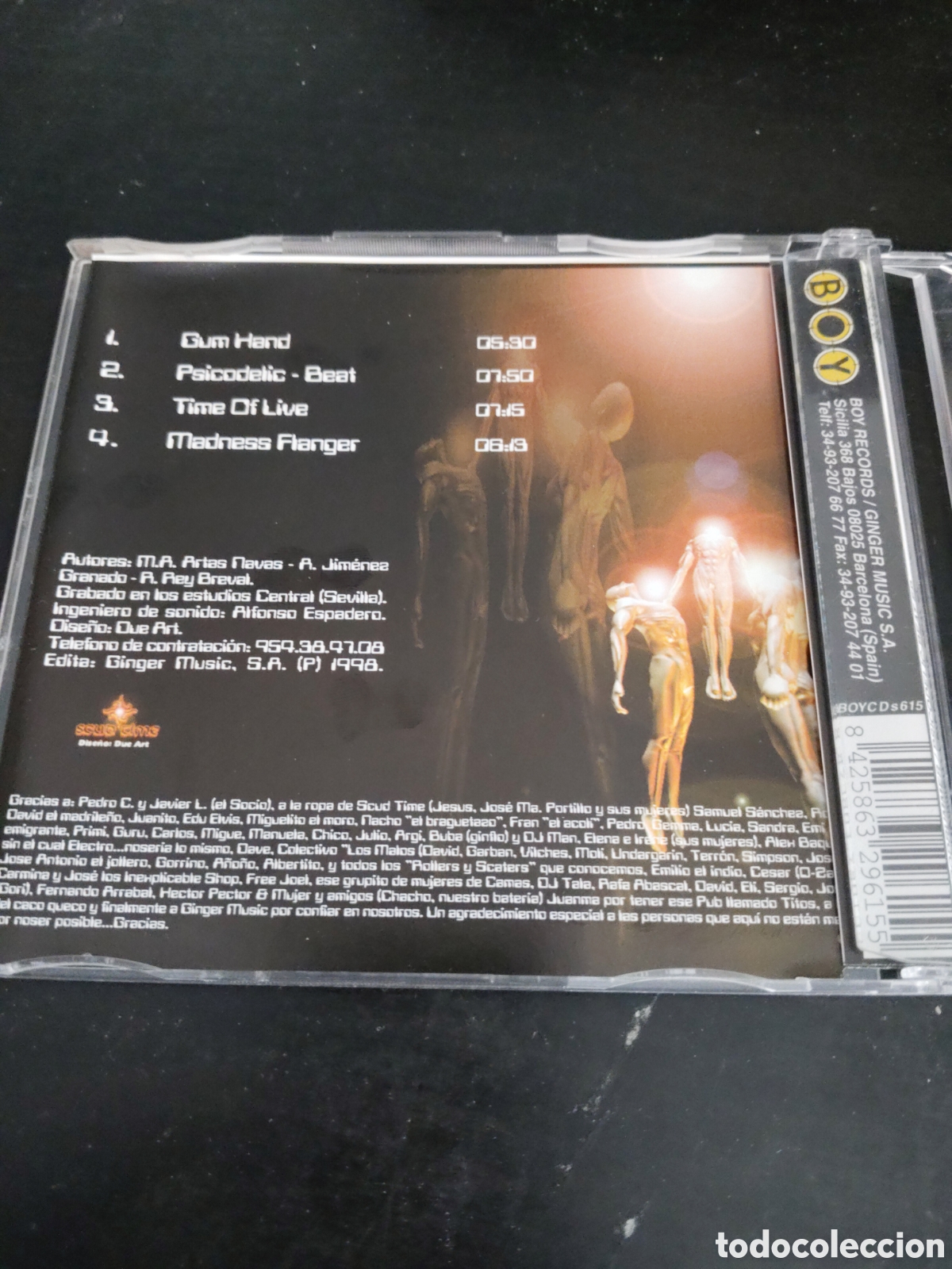 CDs de m&uacute;sica: Electrodrummer&nbsp;&ndash;&nbsp;Psicodelic-Beat E.P. Cd EP 1998 Espa&ntilde;a - Foto 3