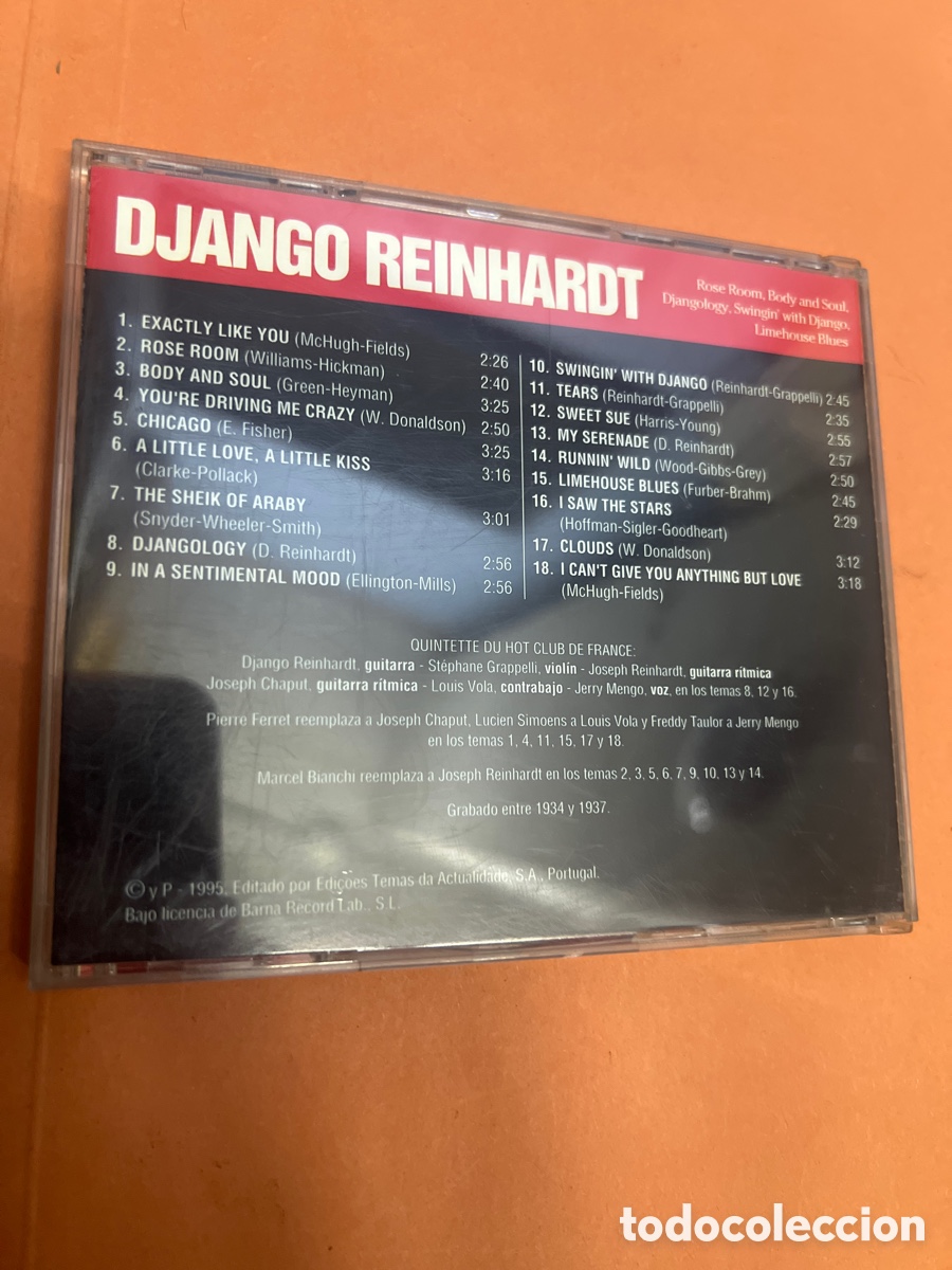 CDs de m&uacute;sica: T1/B2/X2. CD - Django Reinhardt - Foto 2