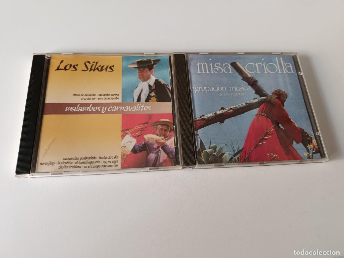 CDs de m&uacute;sica: 2 CD LOS SIKUS - MISA CRIOALLA - Foto 1
