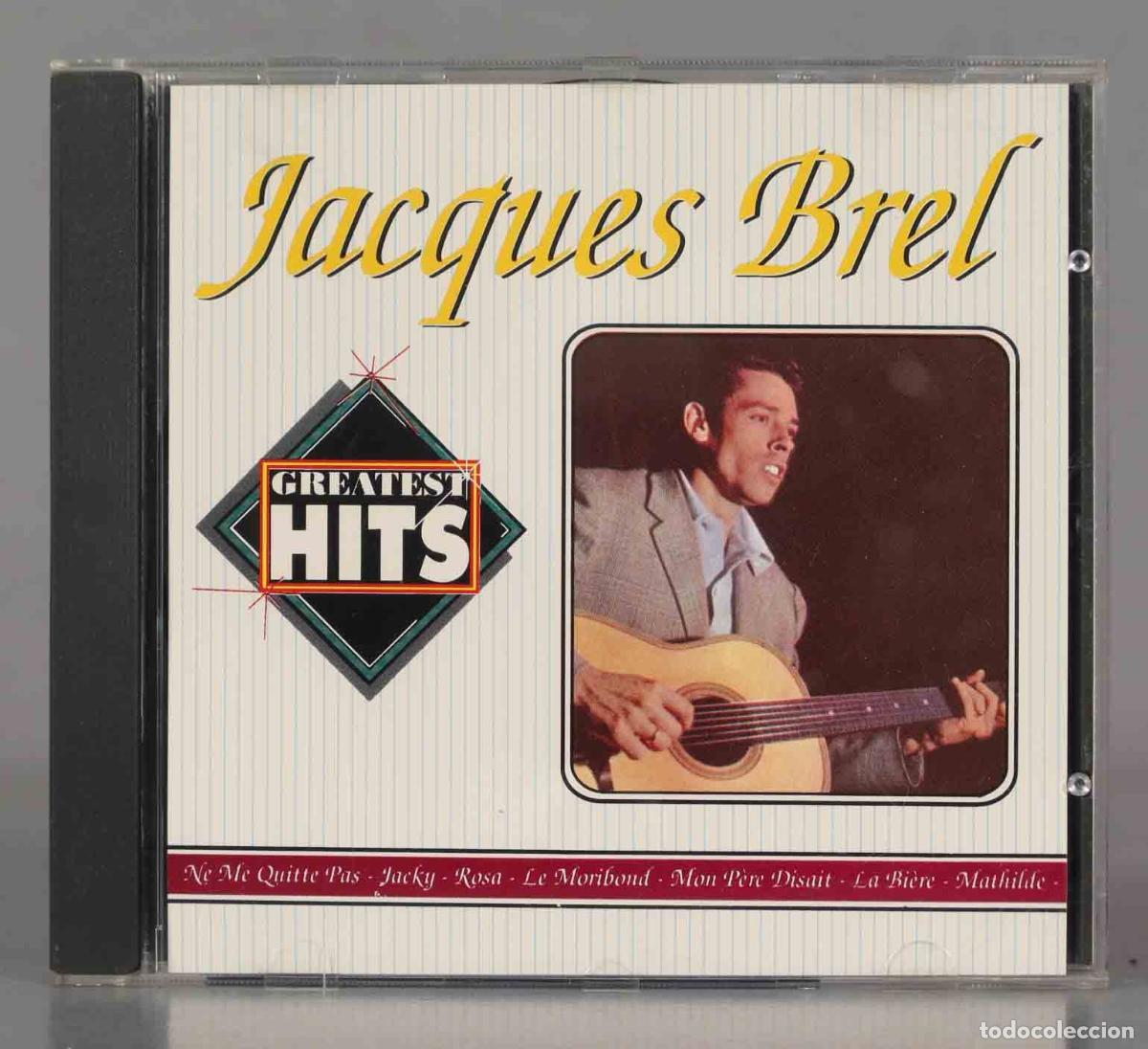 CDs de m&uacute;sica: CD. Jacques Brel &ndash; Greatest Hits - Foto 1