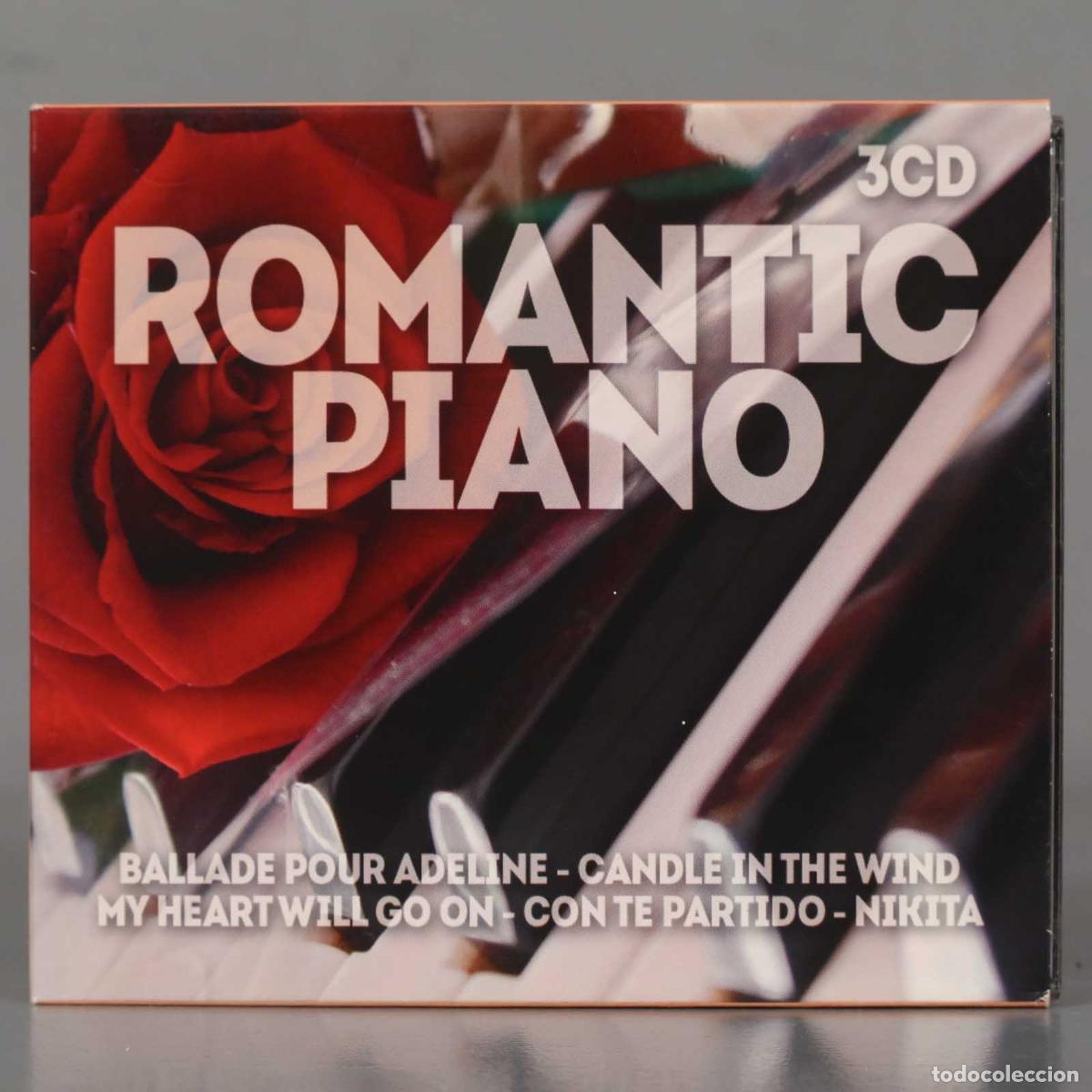 CDs de m&uacute;sica: CD. ROMANTIC PIANO. VARIOS - Foto 1
