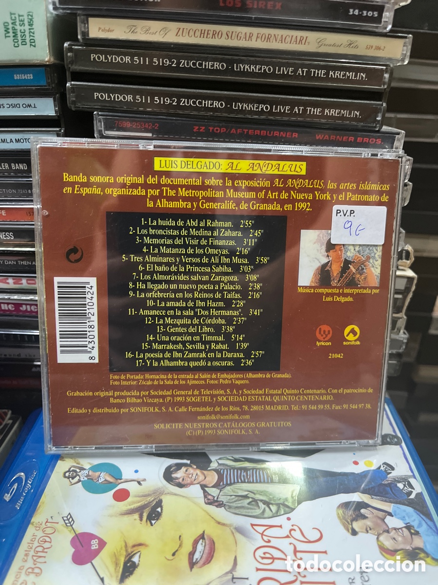 CDs de m&uacute;sica: al andalus luis delgado - Foto 2