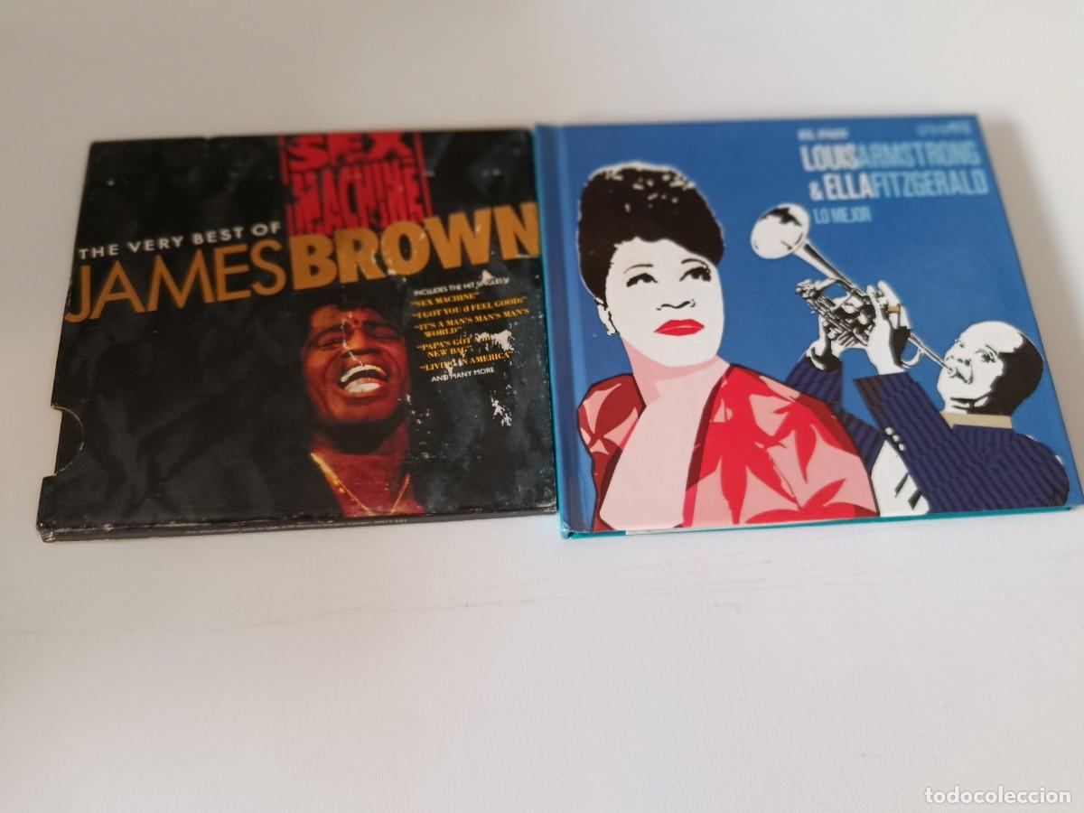 CDs de m&uacute;sica: 2 CD +LIBRETO JAMES BROW - LOUIS AMSTRONS - Foto 1