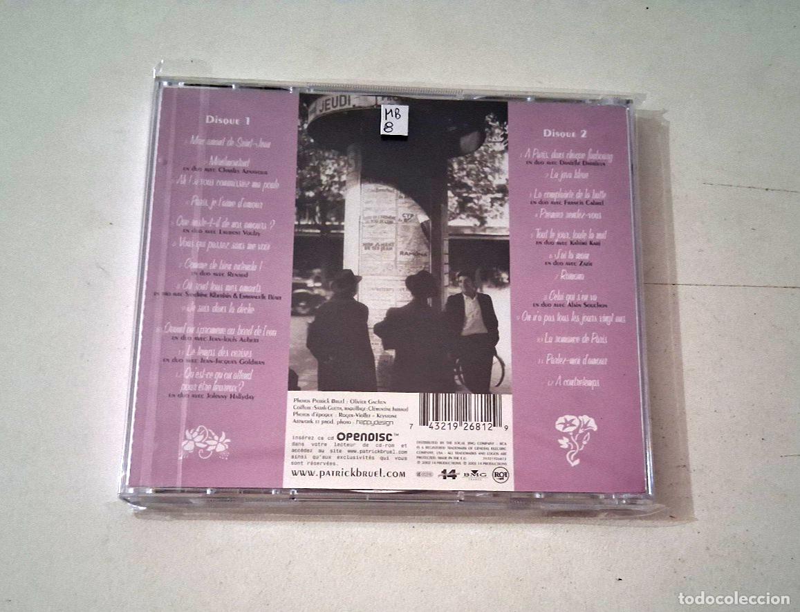 CDs de m&uacute;sica: PATRICK BRUEL &rdquo;ENTRE-DEUX ... &rdquo; 2CD 24 TRACKS CD - Foto 2