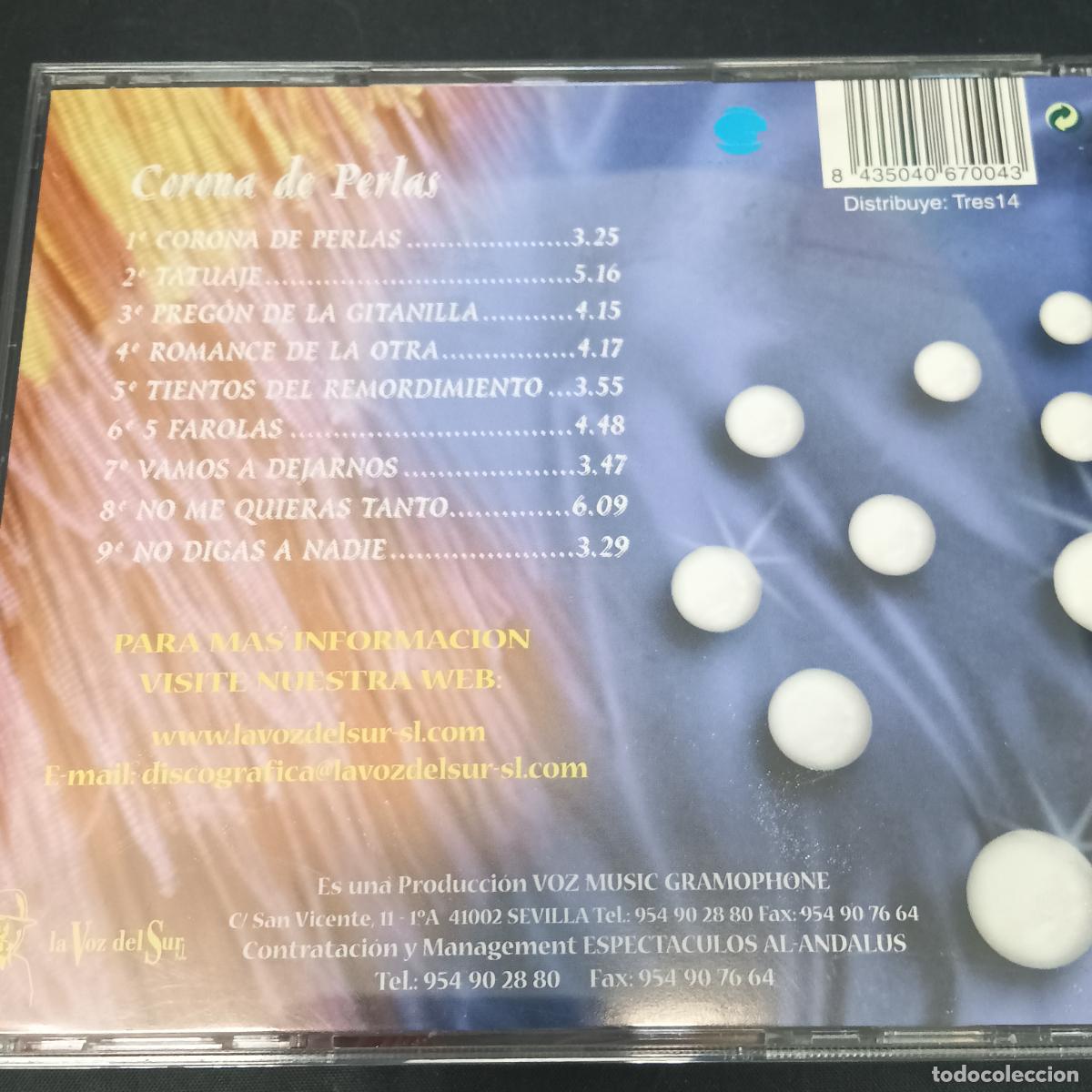 CDs de m&uacute;sica: PASION VEGA, CORONA DE PERLAS. CD - Foto 2