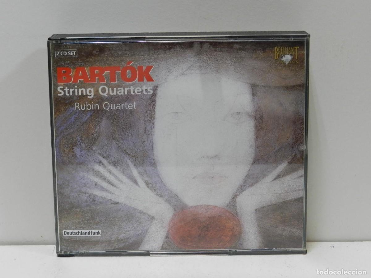 CDs de m&uacute;sica: DISCO 2 X CD. Bart&oacute;k, Rubin Quartet &ndash; String Quartets. COMPACT DISC. - Foto 1