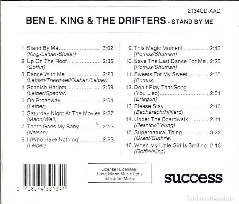 CDs de m&uacute;sica: Ben E. King & The Drifters - Stand By Me. CD - Foto 2