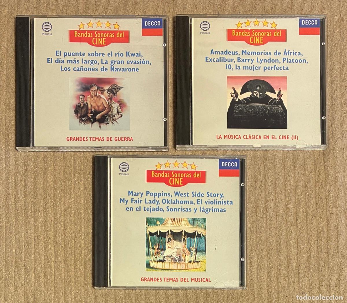 CDs de m&uacute;sica: Bandas Sonoras del Cine. 3 CD&acute;S (0861CD) - Foto 1