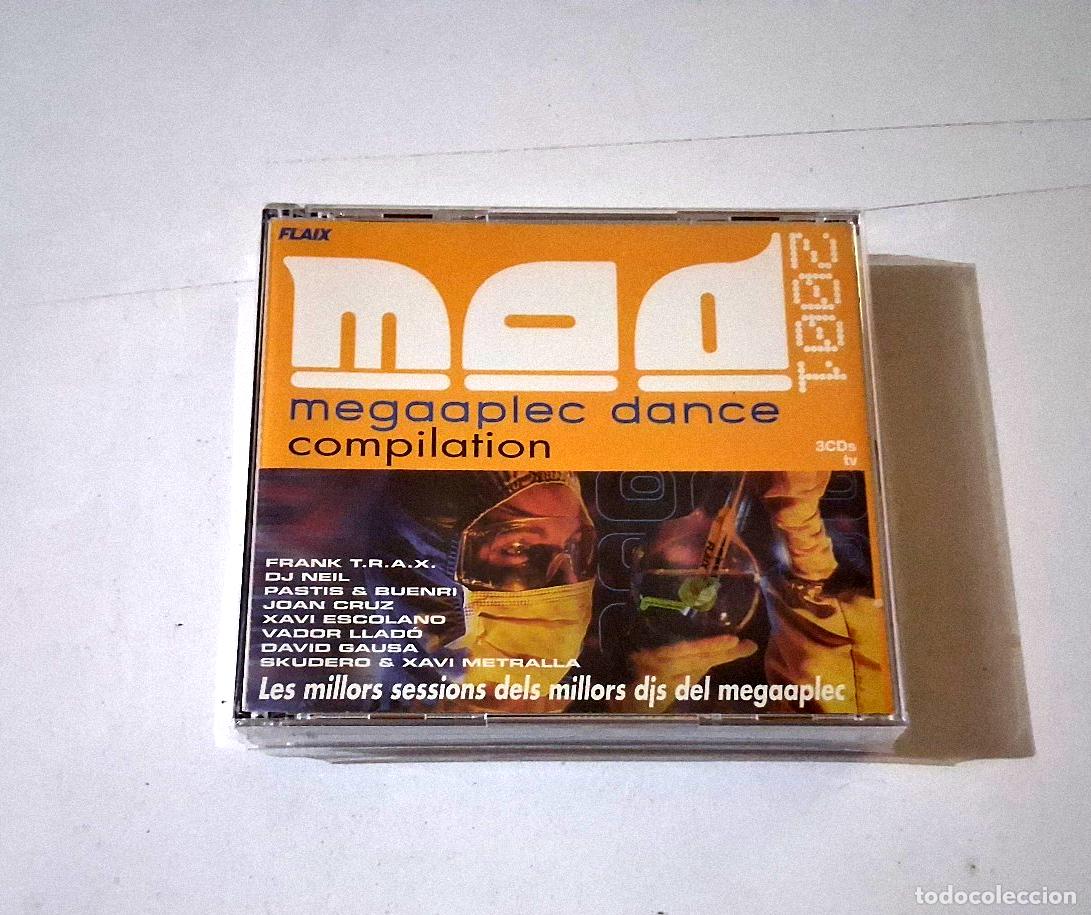 CDs de m&uacute;sica: CD &rdquo;MAD MEGAPLEC DANCE COMPILATION 2001&rdquo; 3CD 50 TRACKS - Foto 1