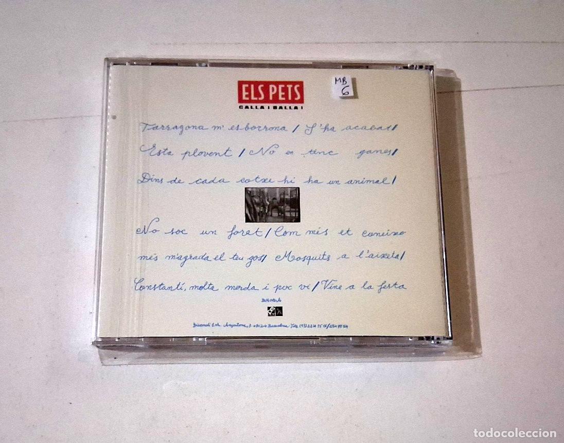 CDs de m&uacute;sica: ELS PETS &rdquo;CALLA I BALLA ! &rdquo; CD 9 TRACKS - Foto 2