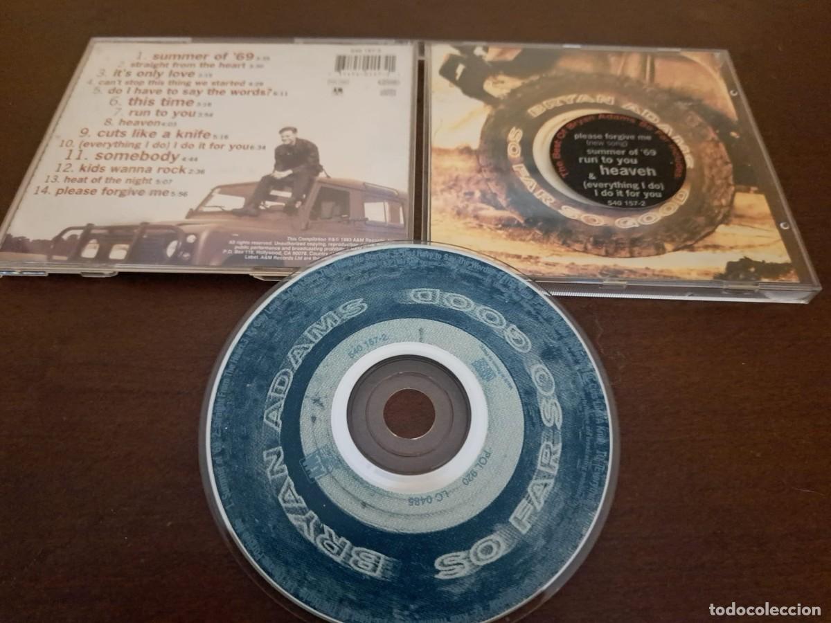 CDs de m&uacute;sica: BRYAN ADAMS - CD - SO FAR SO GOOD - GRANDES EXITOS - Foto 1