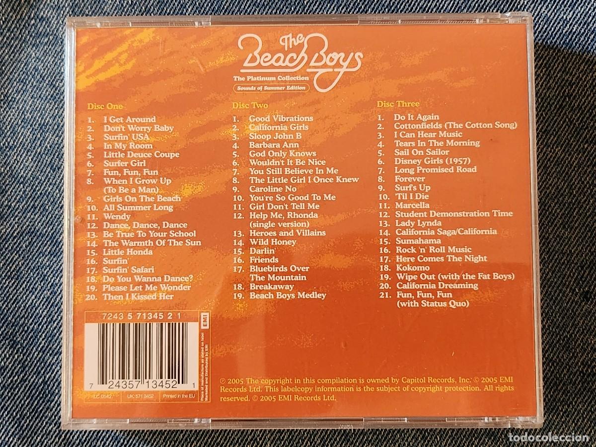 CDs de m&uacute;sica: Beach Boys Platinum Collection 3 CDS - Foto 2