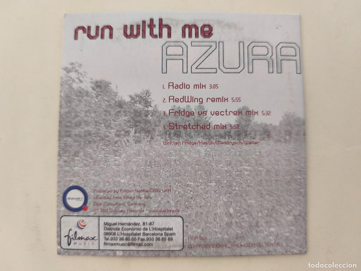 CDs de m&uacute;sica: Azura &ndash; Run With Me ... - Foto 2