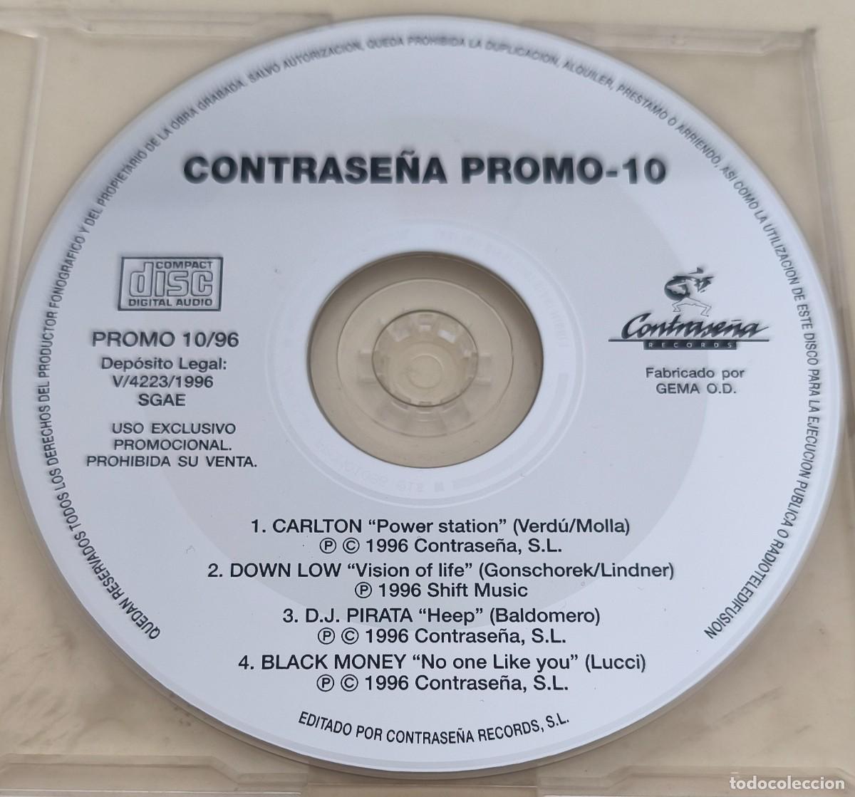 CDs de m&uacute;sica: Contrase&ntilde;a Promo 10 ... - Foto 2