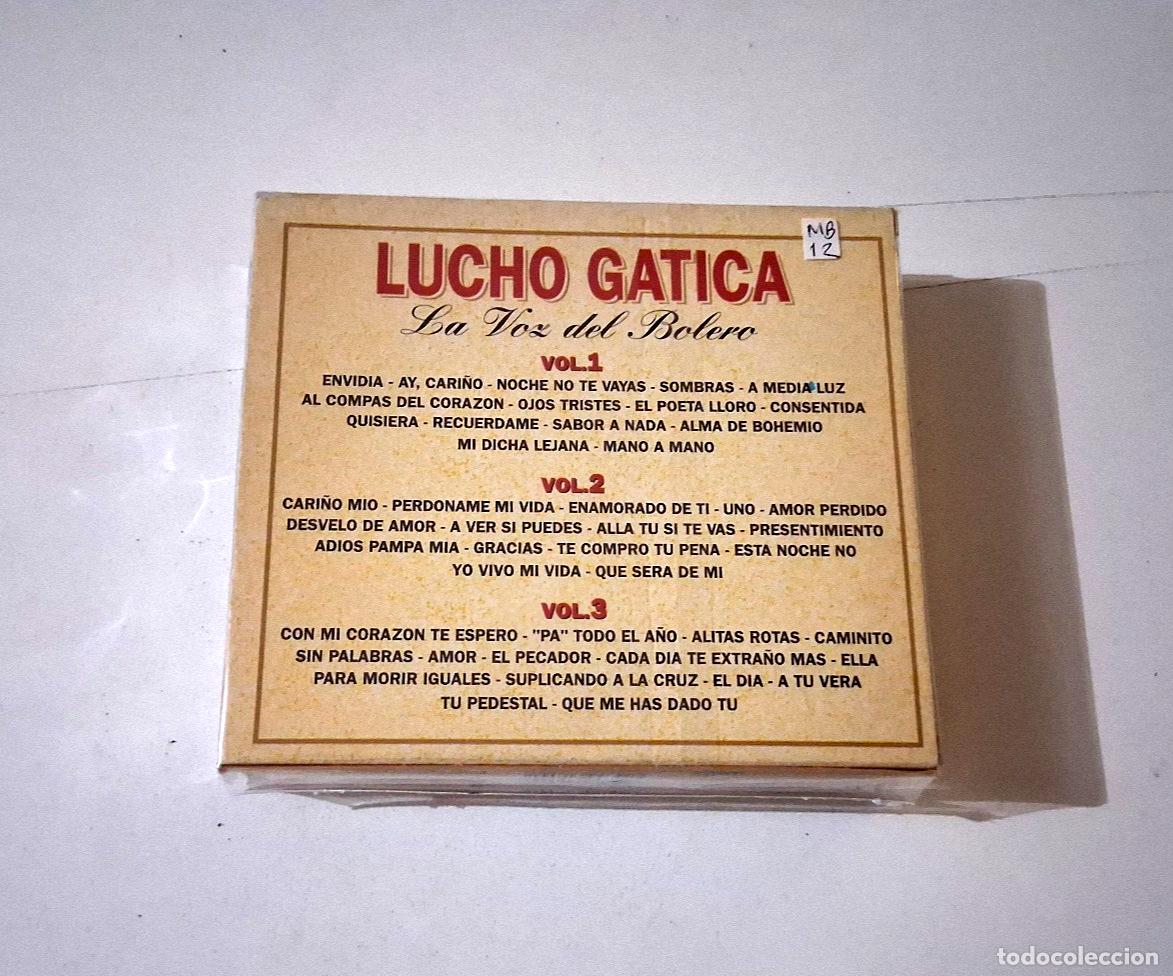 CDs de m&uacute;sica: LUCHO GATICA &rdquo;LA VOZ DEL BOLERO&rdquo; 3CD CD - Foto 2