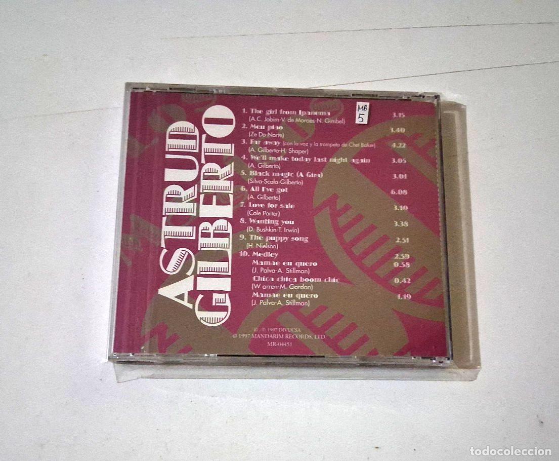 CDs de m&uacute;sica: ASTRUD GILBERTO &rdquo;LOS MAGICOS 60&rdquo; CD 10 TRACKS - Foto 2