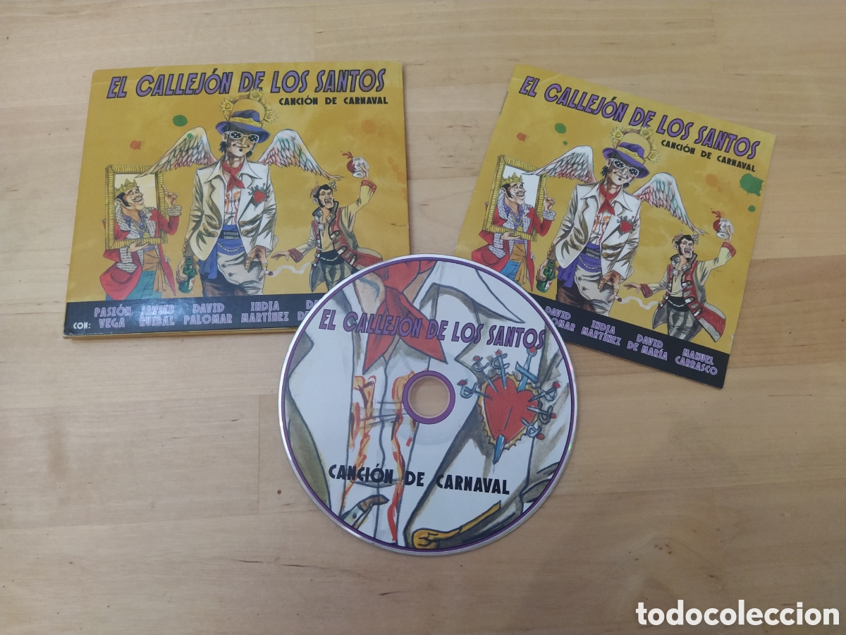 CDs de m&uacute;sica: CD EL CALLEJON DE LOS SANTOS - CARNAVAL DE CADIZ - Foto 1