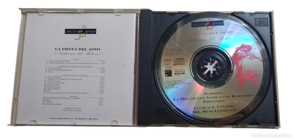 CDs de m&uacute;sica: CD LA FIESTA DEL ASNO - CONCIERTO BARROCO. - Foto 2