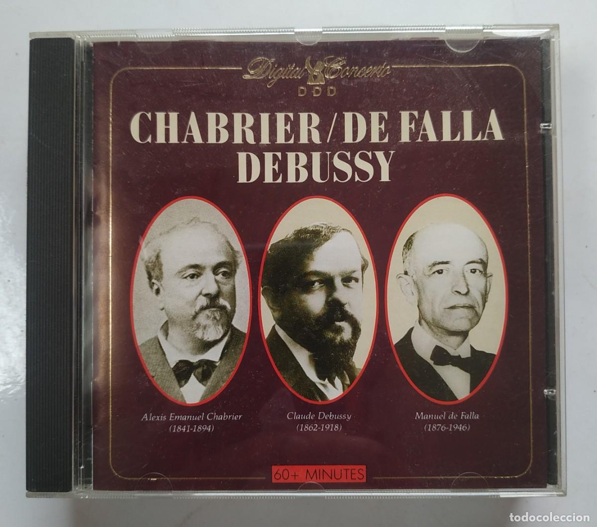 CDs de m&uacute;sica: CD CHABRIER, DE FALLA, DEBUSSY - Foto 1