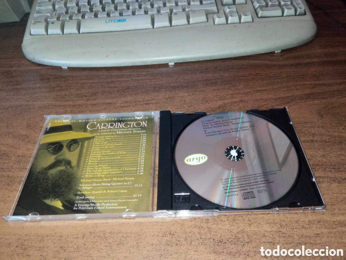 CDs de m&uacute;sica: MICHAEL NYMAN - CARRINGTON (OST) 1995 - Foto 2