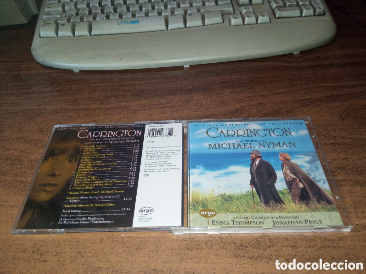 CDs de m&uacute;sica: MICHAEL NYMAN - CARRINGTON (OST) 1995 - Foto 1