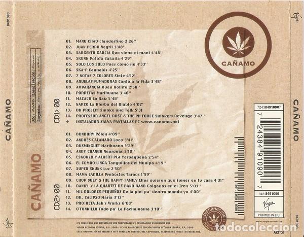 CDs de m&uacute;sica: Various - Ca&ntilde;amo (2xCD, Comp) Label:Virgin Cat#: 724384-91090 - Foto 2