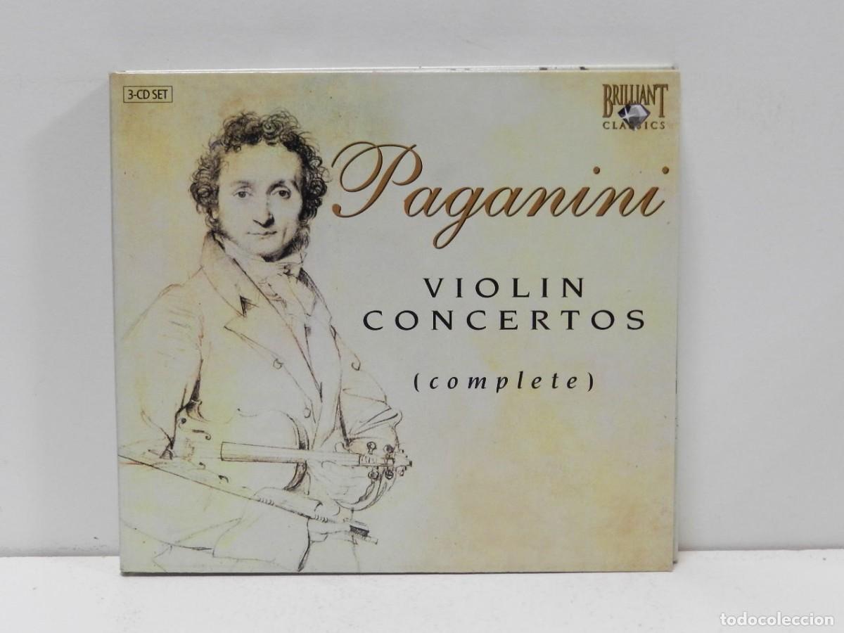 CDs de m&uacute;sica: DISCO 3 X CD. Paganini &ndash; Violin Concertos (Complete). COMPACT DISC. - Foto 1