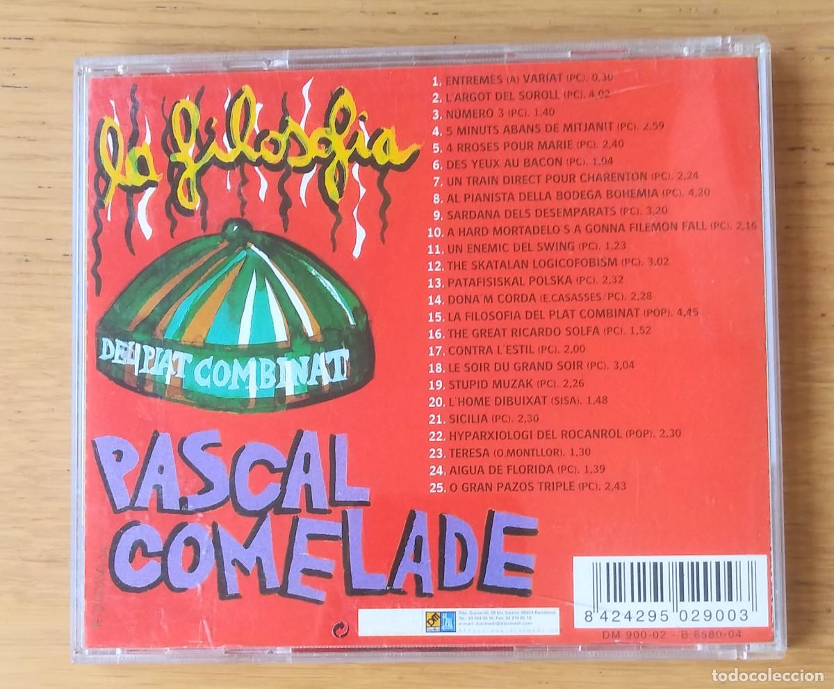 CDs de m&uacute;sica: PASCAL COMELADE : &rdquo;LA FILOSOFIA DEL PLAT COMBINAT &rdquo; CD 2004 - EXPERIMENTAL - MINIMAL - Foto 2