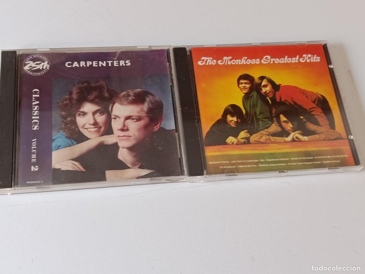 CDs de m&uacute;sica: 2 CD CARPENTERS - THE MONKEES - Foto 1