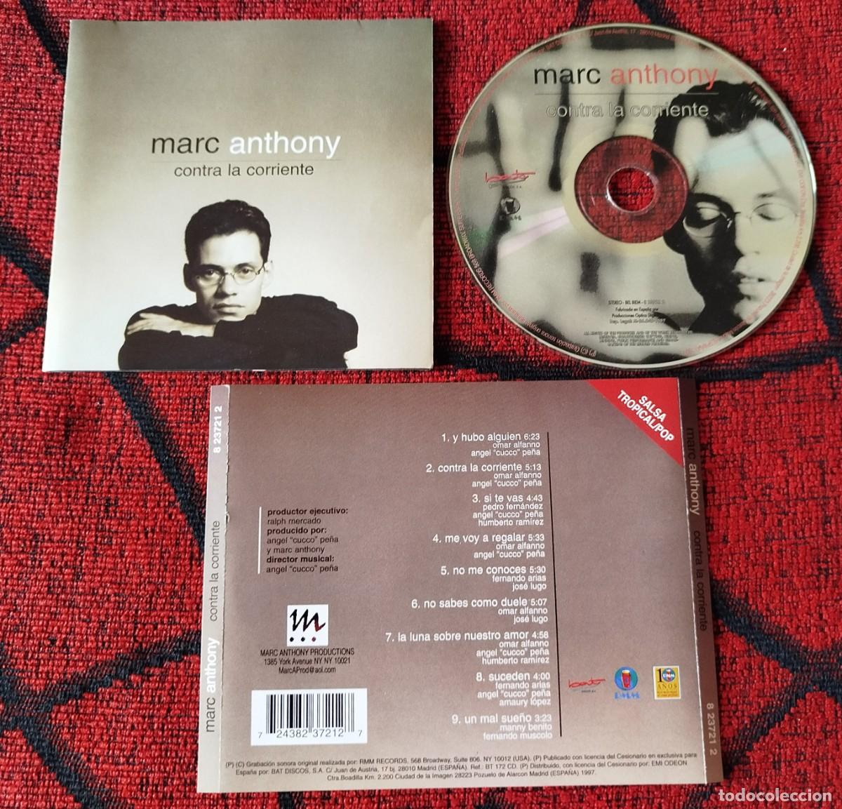 CDs de m&uacute;sica: MARC ANTHONY ** Contra La Corriente ** CD 1997 - Foto 1