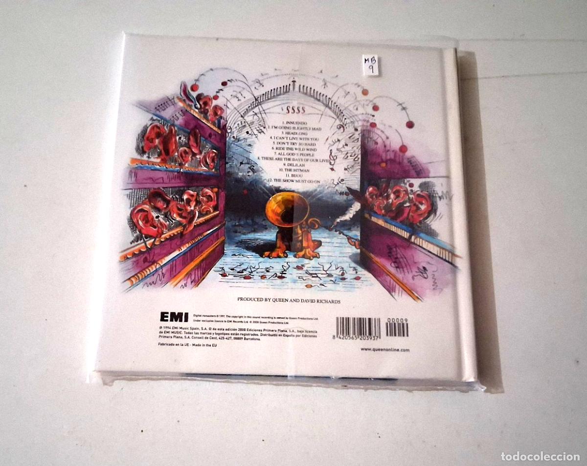 CDs de m&uacute;sica: QUEEN &rdquo;INNUENDO&rdquo; CD + LIBRO 12 TRACKS - Foto 2