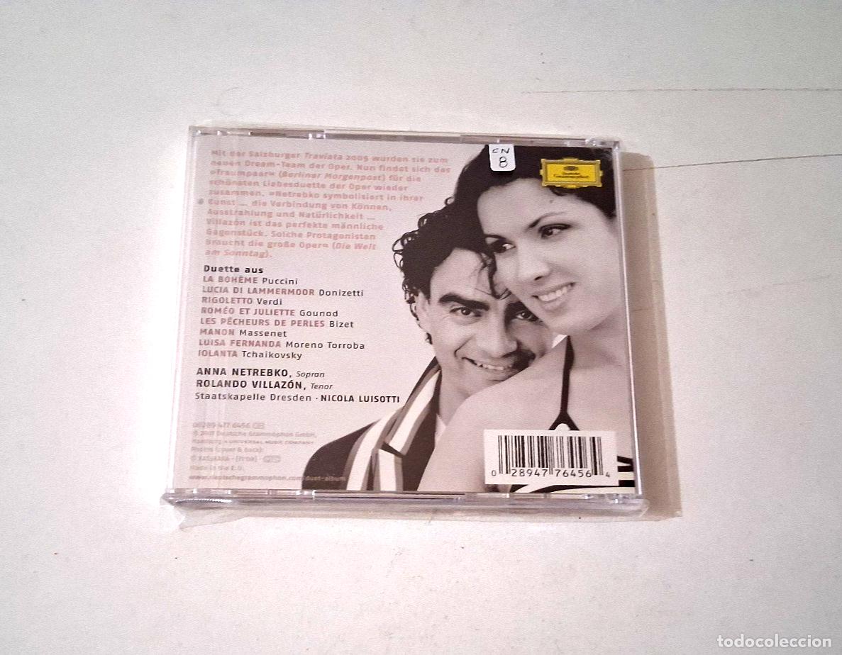 CDs de m&uacute;sica: ANNA NETREBKO & ROLANDO VILLAZON &rdquo;DUETS&rdquo; CD COMO NUEVO - Foto 2