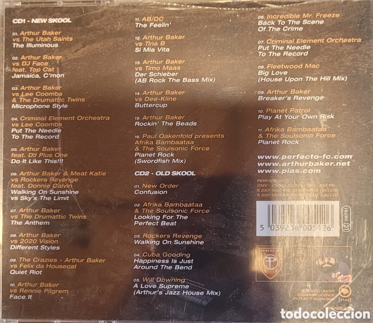 CDs de m&uacute;sica: ARTHUR BAKER BREAKIN 2 CDS. - Foto 2