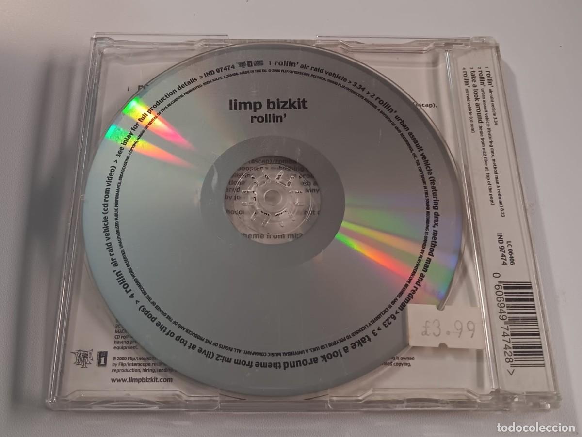 CDs de m&uacute;sica: CD COMPACT DISC MAXI SINGLE LIMP BIZKITS ROLLIN - Foto 2
