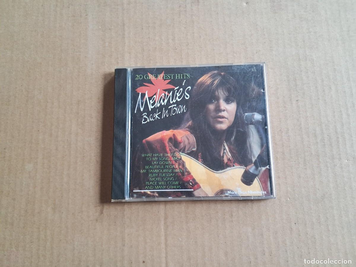 CDs de m&uacute;sica: MELANIE - BACK IN TOWN CD 1988 - Foto 1