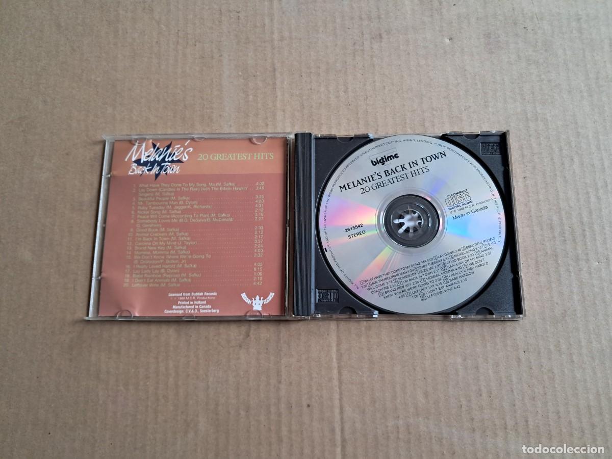 CDs de m&uacute;sica: MELANIE - BACK IN TOWN CD 1988 - Foto 2