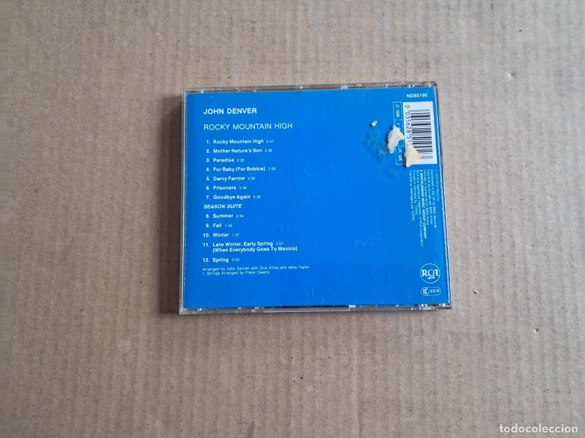 CDs de m&uacute;sica: JOHN DENVER - ROCKY MOUNTAIN HIGH CD - Foto 3