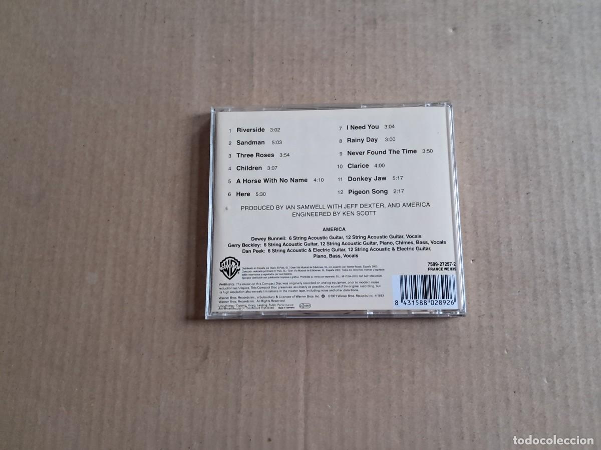 CDs de m&uacute;sica: AMERICA - AMERICA CD - Foto 3